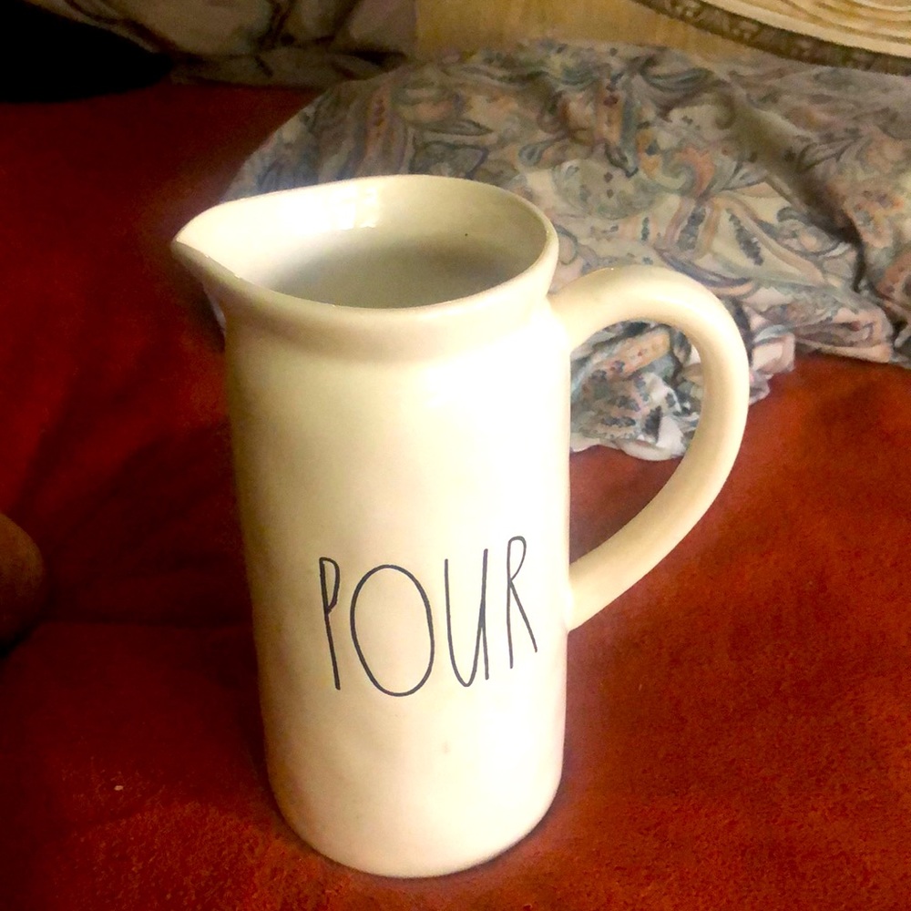 Rae Dunn Very Large “POUR” pitcher